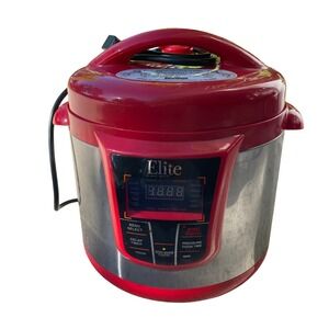 Elite Maxi‎ Matic Platinum EPC 808R Red 120V 1200W Electric Pressure Cooker 8QT